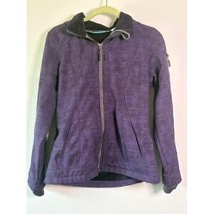 Free Country Women's Purple Softshell Hooded Jacket –Faux Fur Lined – Size Small